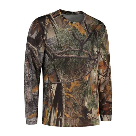 T-shirt z biegiem sprzętu podstępnego Camo Bosprint Rozmiar L Camo