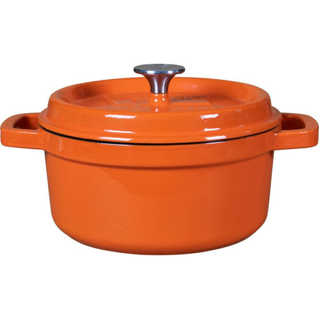Solinger Windmill Premium Patelnia żeliwna 2,5l emaliowana pomarańczowo