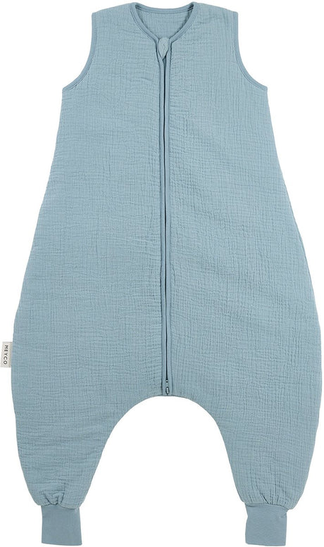 Meyco Baby Uni Kombinezon zimowy dla niemowląt - wstępnie wyprany, hydrofilowy - dżinsy niebieski - 92 cm - 2,0 tog