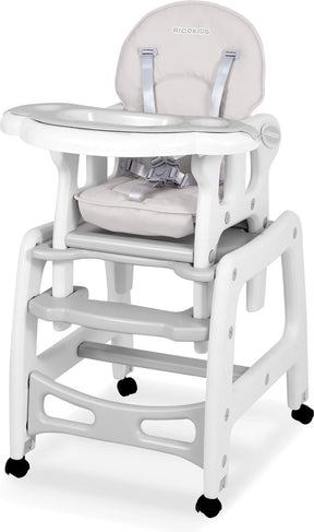 Fotel do karmienia Ricokids Sinco 5 w 1, szary