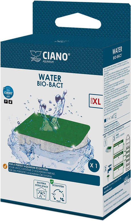 Ciano - materiał filtracyjny do akwarium - ryba - woda bio bact xl - 9,8x8x3,3cm - 1szt