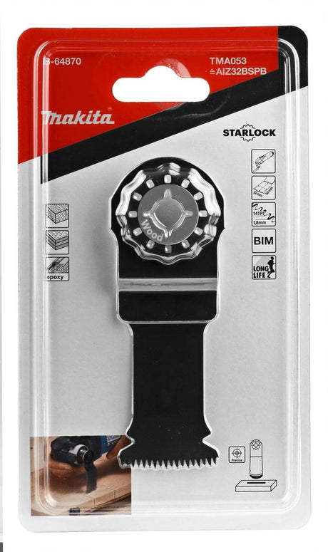 Brzeszczot do piły wgłębnej Makita 32 mm do twardego drewna - b-64870