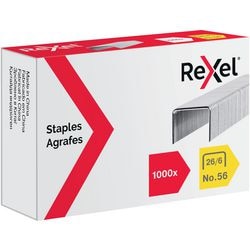 Zszywki rexel nr. 56 pudełek 1000 sztuk