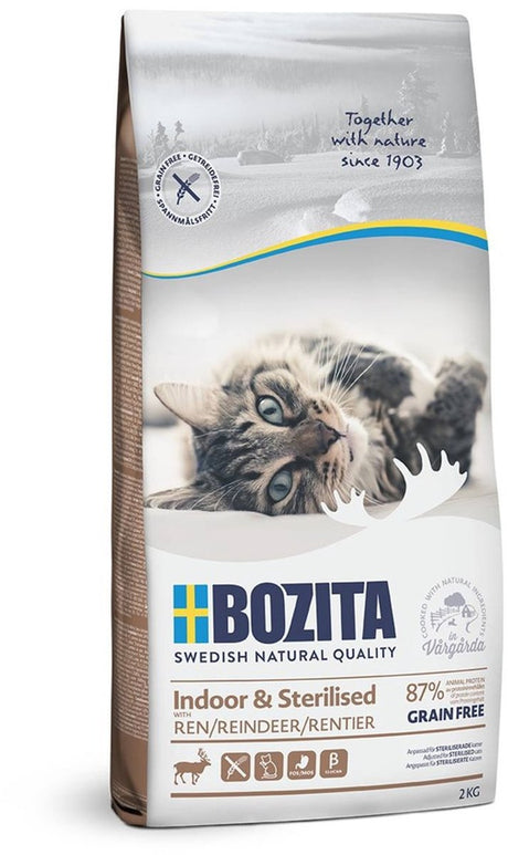 Seria Bozita sterylizowana indoor - karma sucha bezzbożowa - wybieg - 2kg