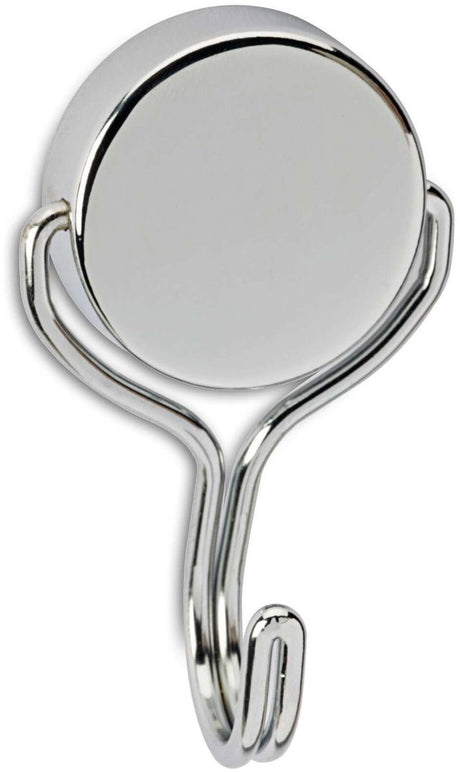 Magnes maul okrągły 1 szt. 30 kg stal metalowy neodym z haczykami 7,7 x 4,6 x 2,8 cm srebrny