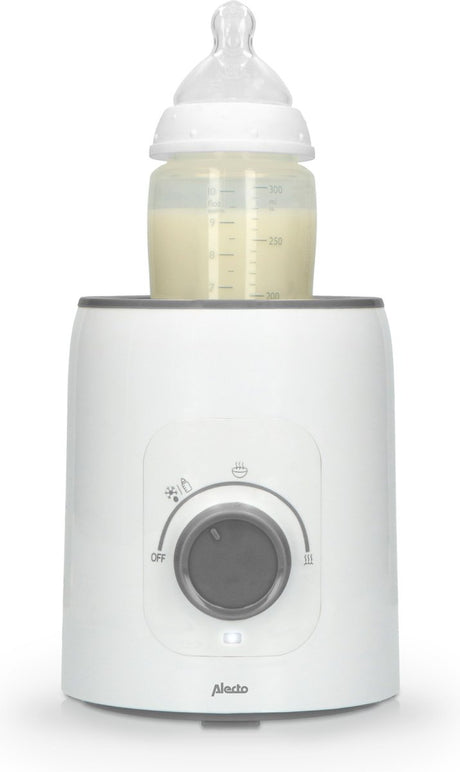 Alecto bw600 - podgrzewacz do butelek z szybkim nagrzewaniem (210w) - biały