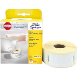 Etykiety adresowe Avery as0722520 trwałe białe