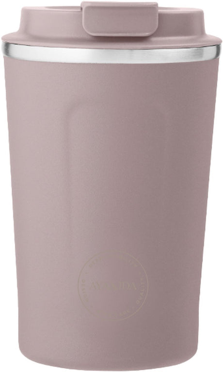 Aya ida aya ida - Cup2go - kubek termosowy - filiżanka do kawy - kawa na wynos - kubek podróżny - zabierz ze sobą - 380ml - zakurzony róż