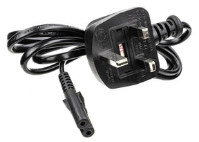 Kabel sieciowy Bosch ebp do ładowarki 230 V, brytyjski, czarny