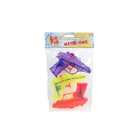 Trzyczęściowy zestaw pistoletów na wodę Sun Fun 11,5 cm
