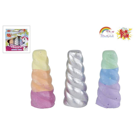 Kreda chodnikowa Sun fun róg jednorożca 3 sztuki 8cm