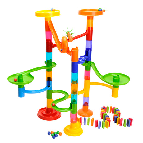 Marmurowy tor z domino, 88 sztuk.