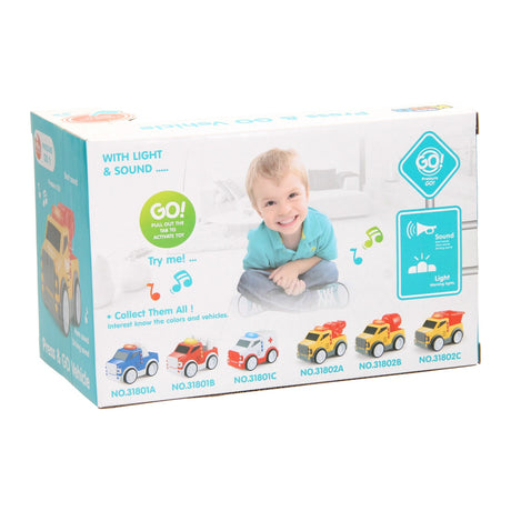 Lobbes Toys BV Press Go Car - karetka pogotowia