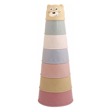 Kubki do układania pastelowe, 6 szt.