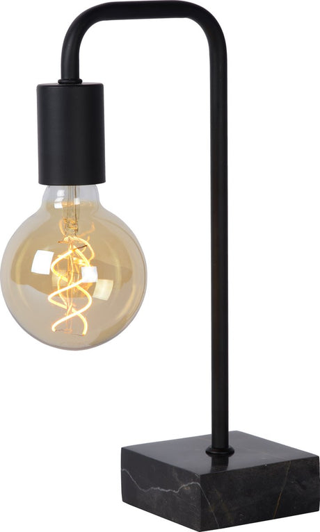 Lucide Lorin - lampa stołowa - 1xe27 - czarna