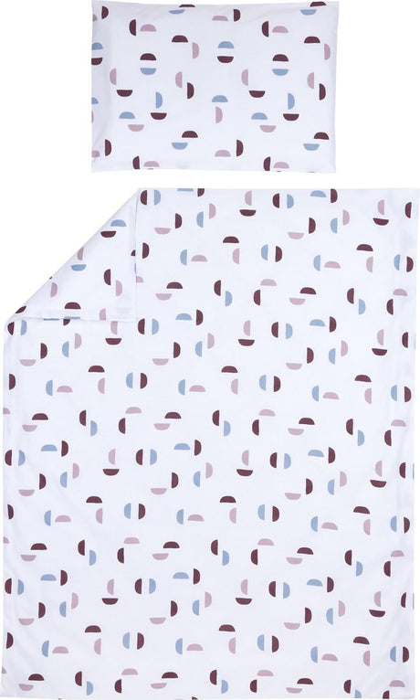 Poszwa na kołdrę Meyco Baby Shapes - fioletowa - 100x135cm