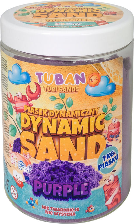 Tuban - piasek dynamiczny - fioletowy 1 kg