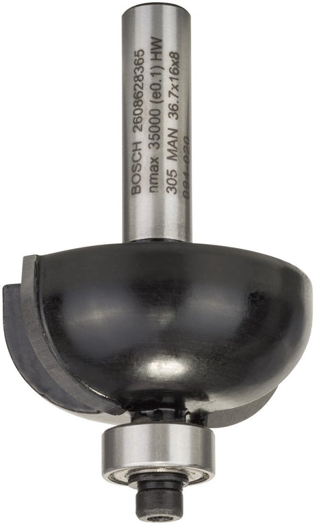 Bosch - frezy profilowe półokrągłe 8 mm, r1 12 mm, d 36,7 mm, l 16 mm, g 58 mm