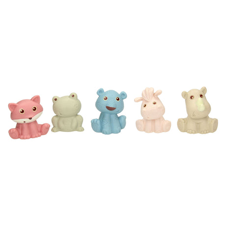 Lobbes speelgoed bv baddieren familie pastel, 9dlg.