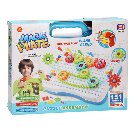 Przekładnie śrubowe Magic Plate, 151 szt.