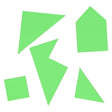 Puzzle piankowe tangram, 4 szt.