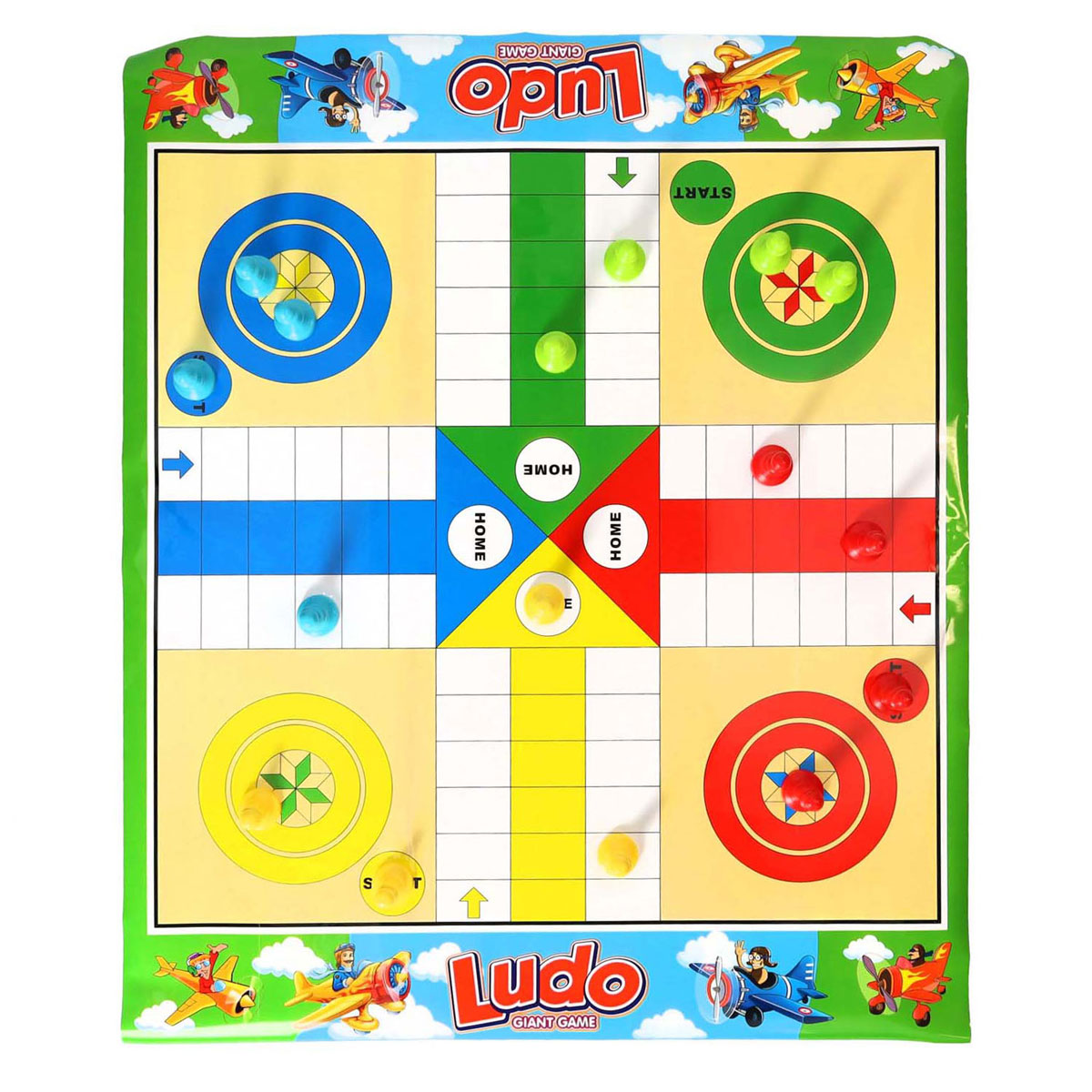 Gra planszowa Ludo Węże, dwustronna