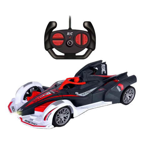 Rc racer rood zwart bestuurbare auto