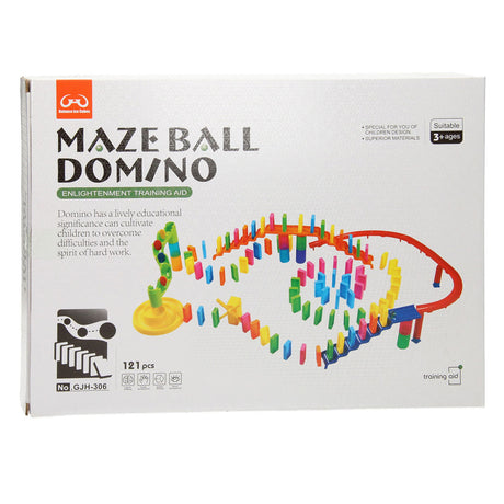 Zestaw domino marmurowych, 121 elementów.