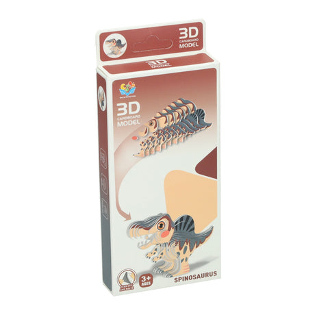 Puzzle 3D do samodzielnego wykonania - dinozaur