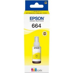 Butelka z żółtym atramentem Epson T6644