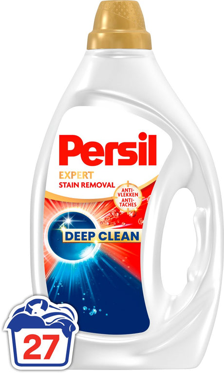 Persil żel do usuwania plam - detergent w płynie - do wszystkich kolorów prania - przeciw plamom - silne usuwanie plam - 4 x 27 prań