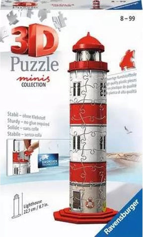 Puzzle 3D Ravensburger mini latarnia morska - 62 elementy