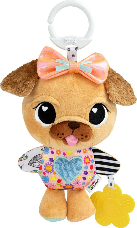 Lamaze Lovely the Dog - edukacyjne zabawki dla dzieci - baw się i odkrywaj - przytulanka