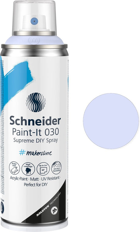 Schneider artykuły papiernicze schneider spray can paint - paint-it 030 - farba w sprayu do samodzielnego montażu - farba akrylowa - 200ml - jasna lawenda - s-ml03052139