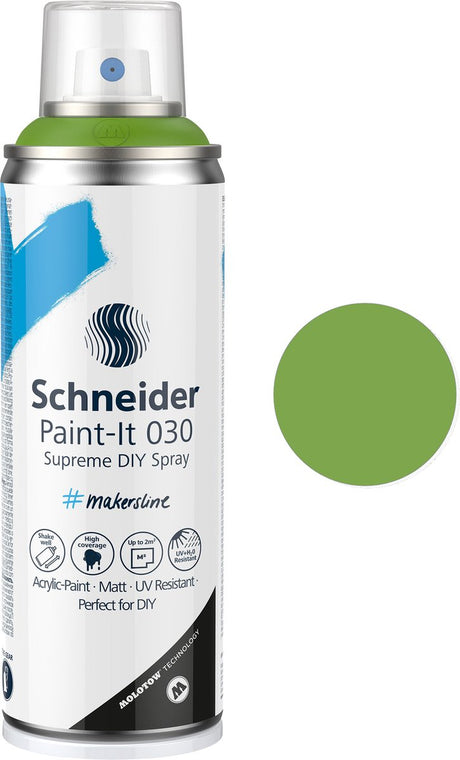 Schneider Stationery Schneider farba w sprayu - paint-it 030 - farba w sprayu do samodzielnego montażu - farba akrylowa - 200ml - zielony - s-ml03050052