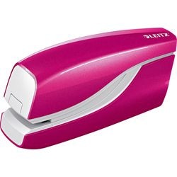 Zszywacz elektryczny Leitz nexxt wow do zszywania bezdotykowego - na baterie - zszywa do 10 kartek - różowy
