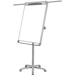 E-vision mobilny flipchart bi silque mastervision biały szary