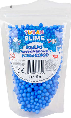 Tuban - kulki styropianowe - niebieskie 200 ml
