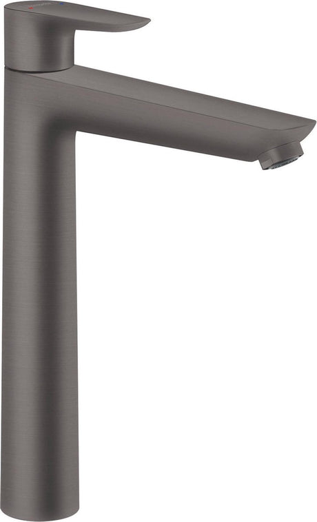 Hansgrohe talis e - bateria umywalkowa - obsługa jednouchwytowa - z korkiem - rozmiar 240 mm - czarny chrom szczotkowany