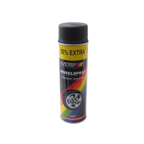 Spray Motip w sprayu do kół 400ml, matowy czarny