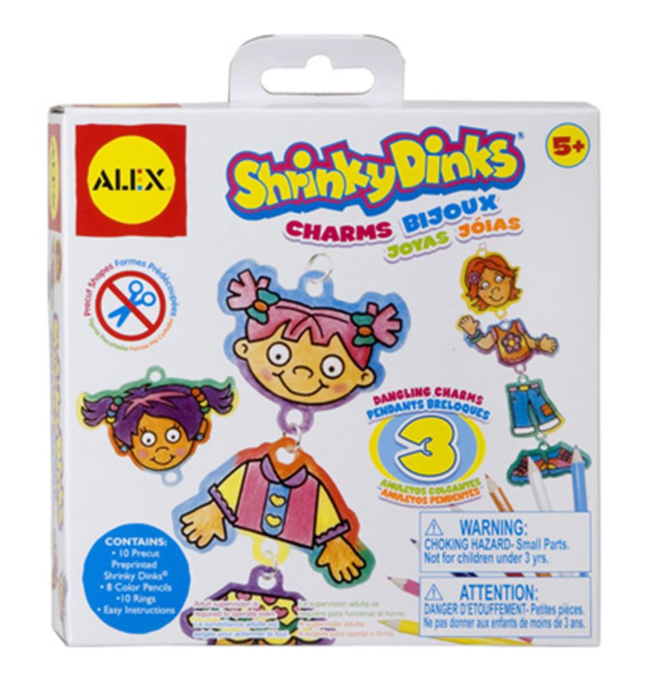 Shrinky dinks, 3 tyłki (6 szt.). 5+