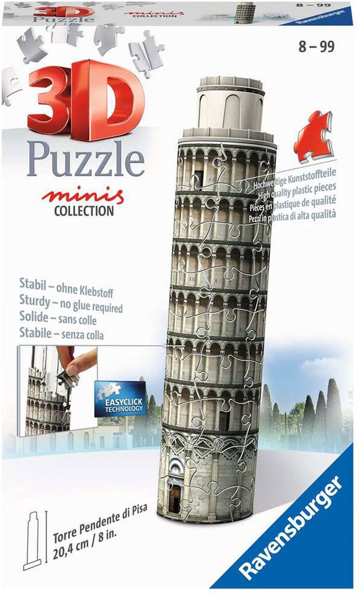 Wieża Ravensburger Mini Schiefer - Puzzle 3D w Pizie