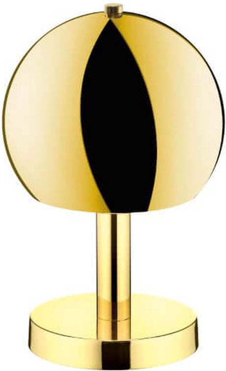 Trio boccia - lampa stołowa - polerowany mosiądz - wył. 1x e27 10w - włącznik sznurkowy