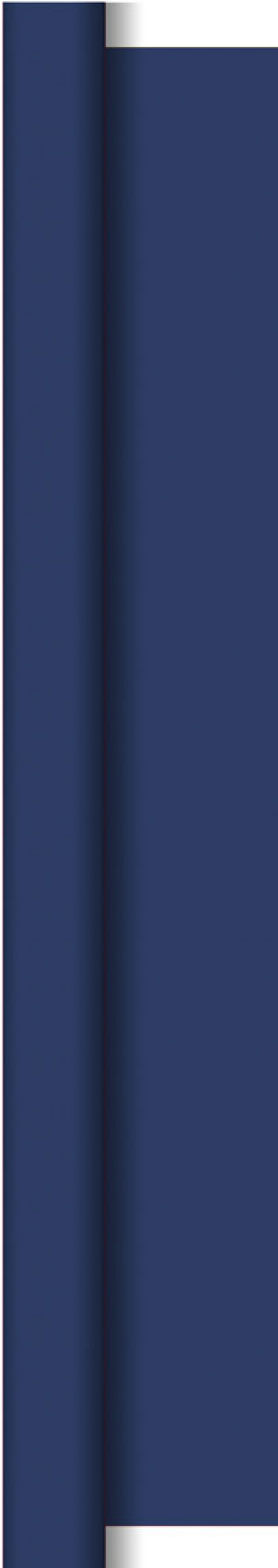 Obrus adamaszkowy Duni w kolorze granatowym 118x800 cm
