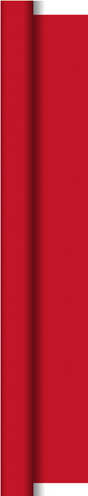 Duni silk tafellaken op rol red 118x500cm