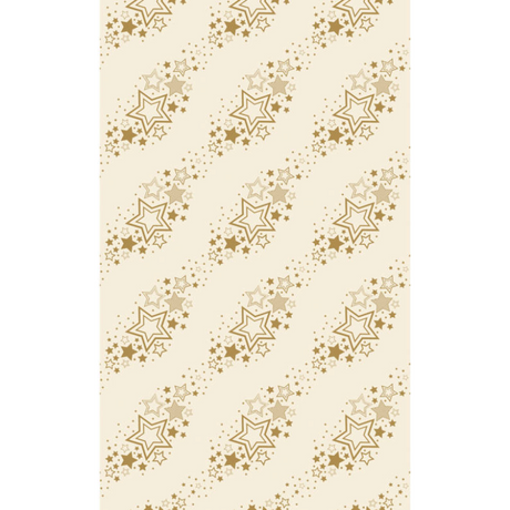 Duni tafellaken holiday star cream 138x220cm