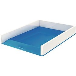 Taca na listy leitz wow, polistyren, 267x336x49mm, a4, niebieska