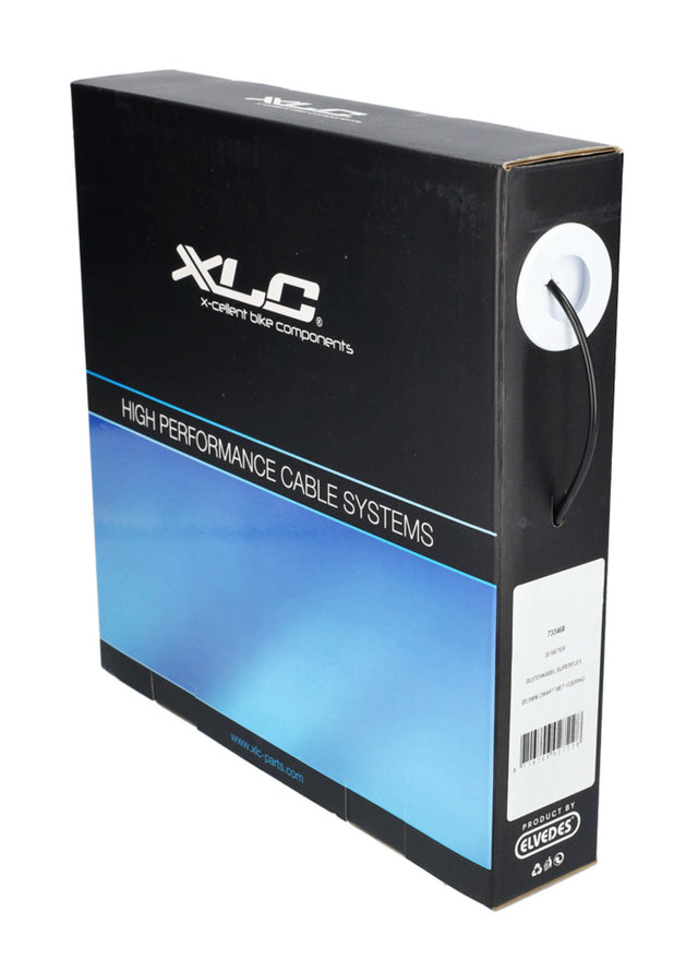 Kabel Xlc w rolce zewnętrznej 3,5 mm 30 m, czarny