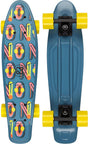Nijdam flipgrip skateboard - gamester - blauw geel