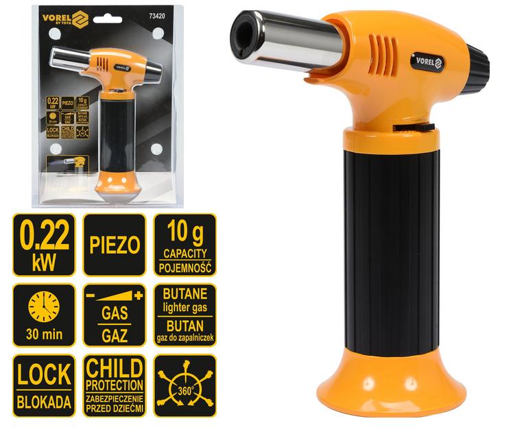 Vorel piezo-gasbrander 360st.